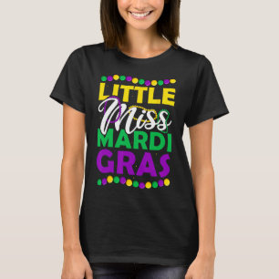 T-shirt Petite Miss Mardi Gras Vêtements de carnaval pour 