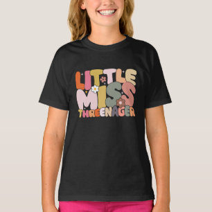 T-shirt Petite Miss Trois Jeune Fille Troisième Anniversai