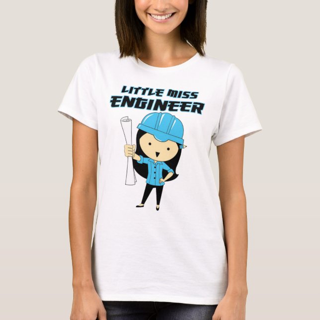 T-shirt Petite Mlle Engineer (Devant)