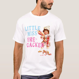 T-shirt Petite Mlle Firecracker Vintage Americana