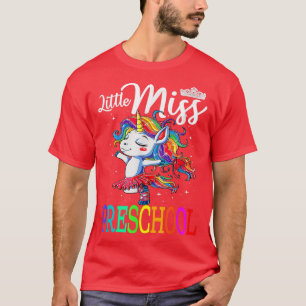 T-shirt Petite Mlle Préscolaire Premier Jour De L'École Fi