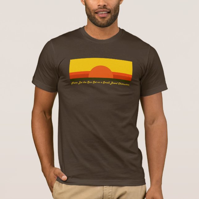 T-shirt Petite obstruction d'entrailles - chemise foncée (Devant)