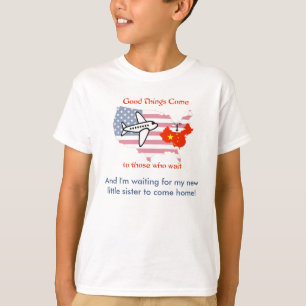 T-shirt Petite soeur - Adoption de la Chine