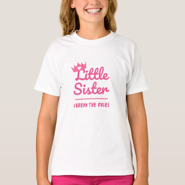 T-shirt Petite Soeur, Frère Soeur, Raksha Bandhan Tee - sh (Devant)