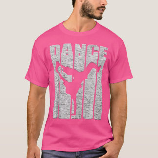 T-shirt Petite-Soirée Hip hop Danse Cadeau Silhouette B