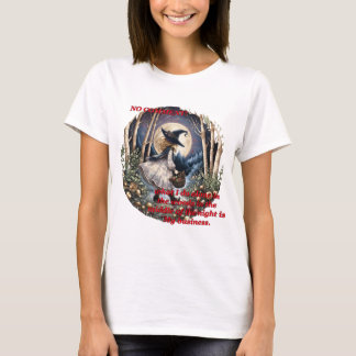 T-shirt Petite Sorcière Drôle de Forêt Nocturne Sans Comme