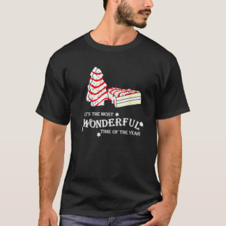 T-shirt Petite Tisthe Saison Arbre de Noël Gâteaux Debbie 