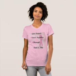 T-shirt Petites amies coller ensemble