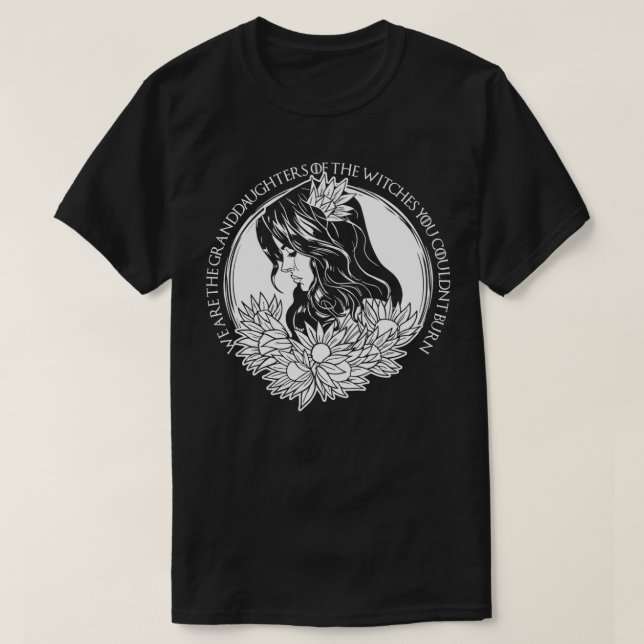 T-shirt Petites-Filles Des Sorcières Féministe (Design devant)