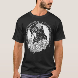 T-shirt Petites-Filles Des Sorcières Féministe