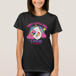 T-shirt Petites filles humaines petites filles de Unicorn 