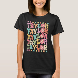 T-shirt Petites filles Prénom personnalisé TAYLOR Super