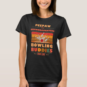 T-shirt Petites-Filles Sincere PEEPAW Buddies For Life Bow