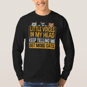 T-shirt Petites Voix Dans Ma Tête Continuez À Me Dire Obte