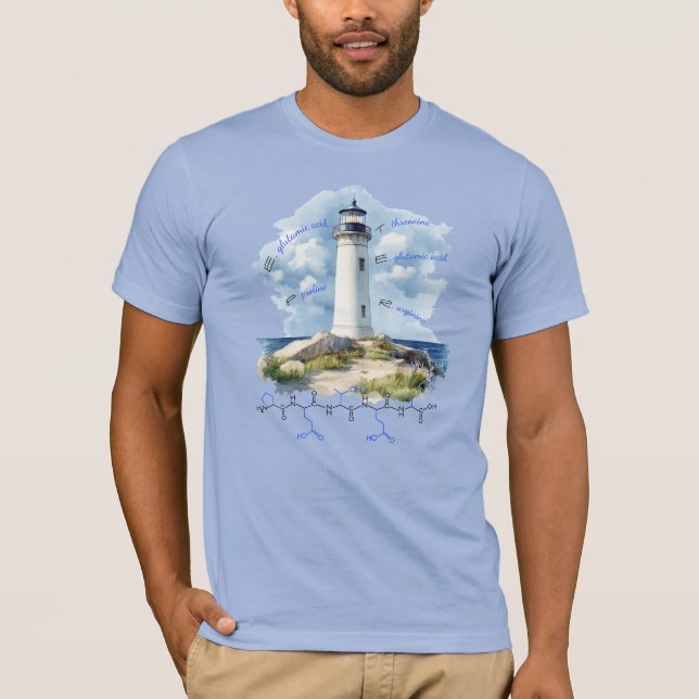 T-shirt Pétition PETER, Lighthouse 1 avec texte personnali (Devant)