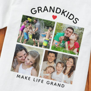 T-shirt Petits-enfants rendent la vie grandiose Grand-pare