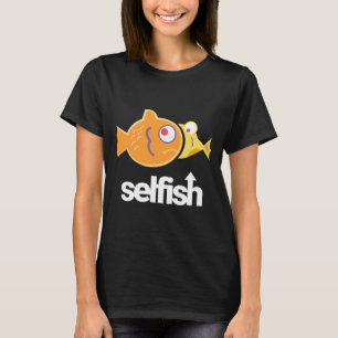 T-shirt Petits Poissons Égoïstes Essayant De Manger De Gro