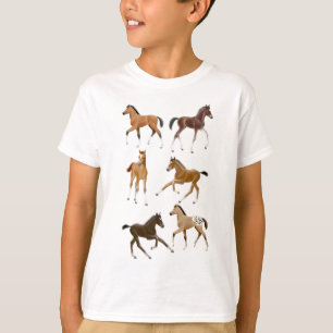 T-shirt Petits poulains mignons