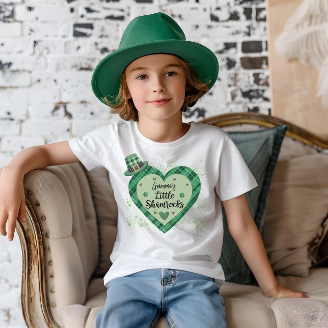 T-shirt "Petits Shamrocks" - Custom St. Patrick's Day Boys ("Little Shamrocks"- Custom St. Patrick's Day Boys T-Shirt)
