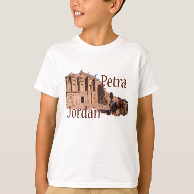 T-shirt Petra, Jordanie : Le monastère (Devant)