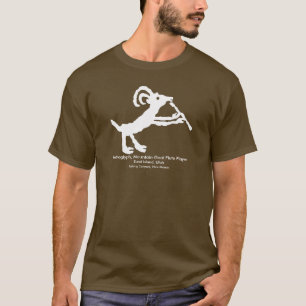 T-shirt Petroglyph, Joueur de bouc de montagne
