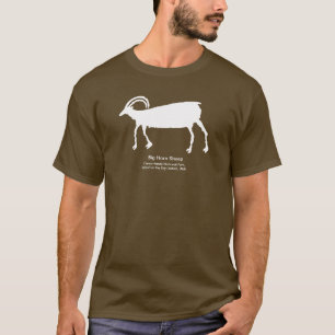 T-shirt Pétroglyphe de moutons de Big Horn