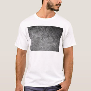 T-shirt Pétroglyphes Michigan de Sanilac le chasseur
