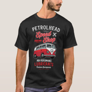 T-shirt Pétrolhead Speed Shop Lubrifiant haute performance