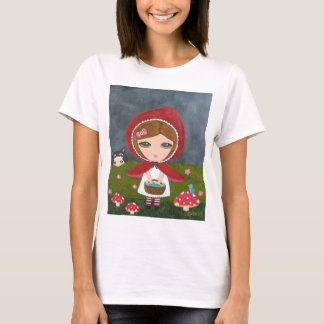 T-shirt Peu de capuchon rouge