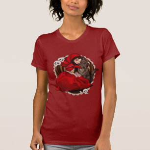 T-shirt Peu de capuchon rouge