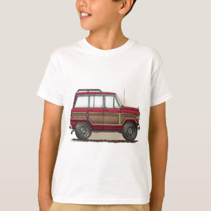 T-shirt Peu de chariot de station à quatre roues