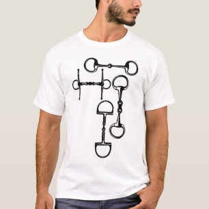 T-shirt Peu de filet sautant anglais de dressage de cheval