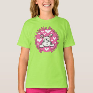 T-shirt Peu de lapin du câlin de la maman