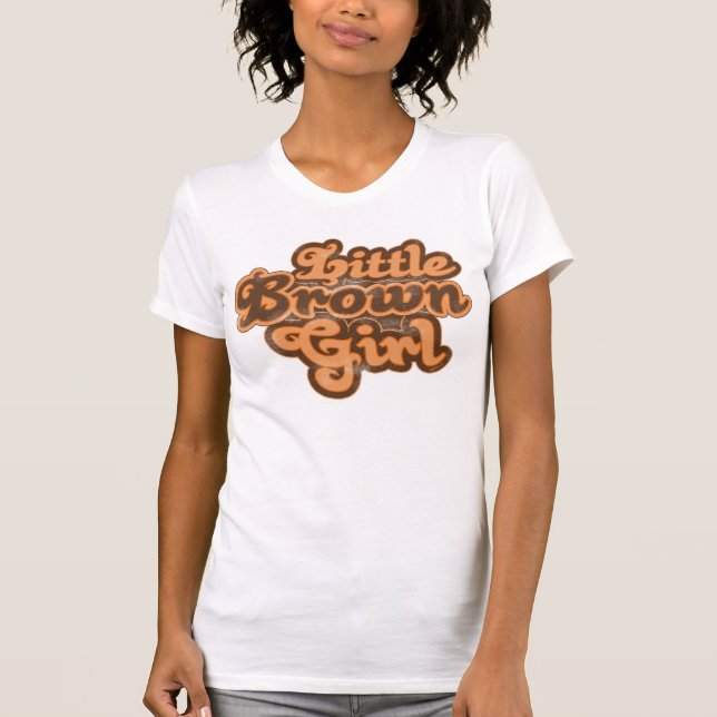 T-shirt Peu fille Brown 08 (Devant)