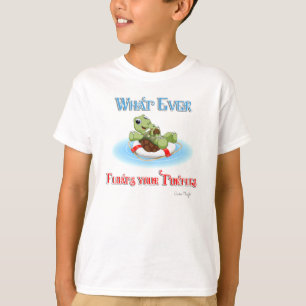 T-shirt Peu importe ce qui flotte vos tortues