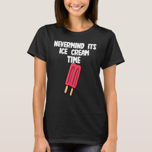 T-shirt Peu importe son temps glacé