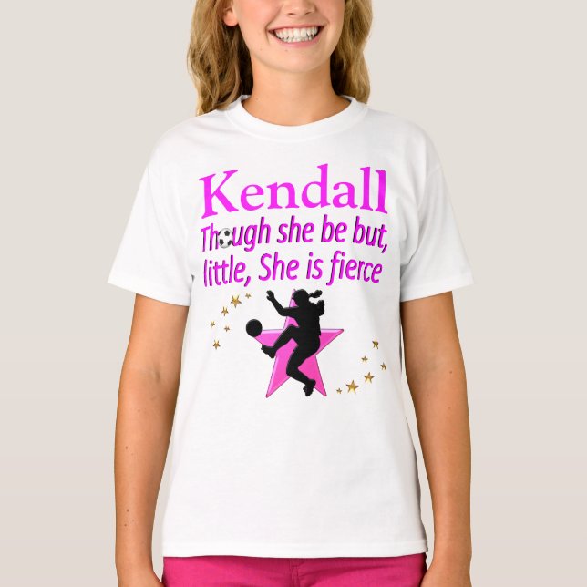T-SHIRT PEU MAIS FIERCE PERSONNALISÉ SOCCER T SHIRT (Devant)