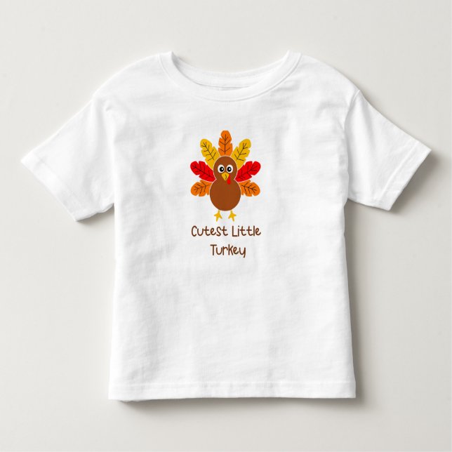 T-shirt PEU TURKEY Toddler Fine Jersey (Devant)