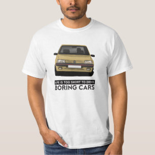 T-shirt Peugeot 205 GTi et la vie est trop courte.