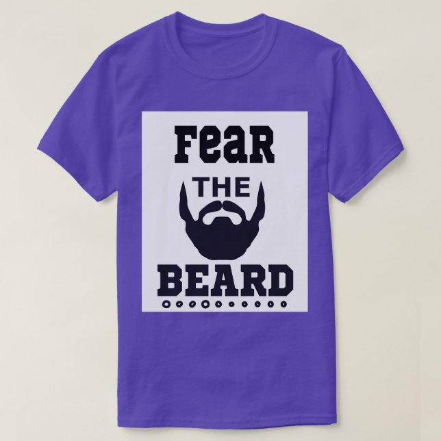 T-shirt peur de la barbe 50 (Design devant)