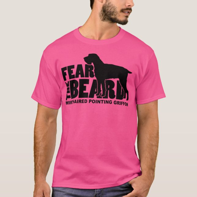 T-shirt Peur De La Barbe - Dons Drôle Pour Pointi À poils  (Devant)