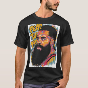 T-shirt Peur La Barbe Giants Basket Gangster Dieu Drôle