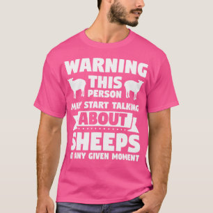 T-shirt Peut Commencer À Parler Du Mouton