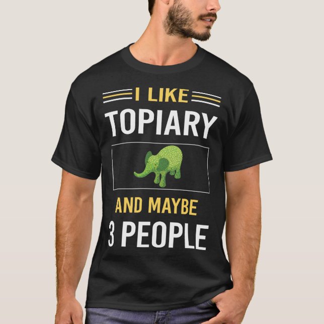 T-shirt Peut-être 3 personnes (Devant)