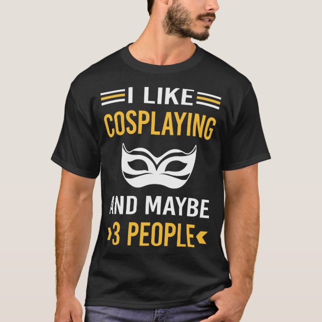 T-shirt Peut-Être 3 Personnes Cosplay Cosplay Cosplayer (Devant)