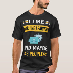 T-shirt Peut-être 3 personnes Machine Learning