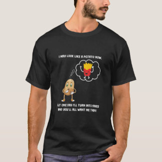 T-shirt Peut Ressembler À Une Pomme De Terre