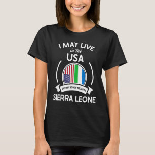T-shirt Peut Vivre Aux États-Unis Mais Mon Histoire A Comm