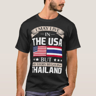 T-shirt Peut vivre dans l'histoire des Etats-Unis a