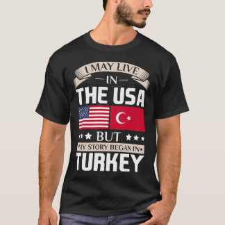 T-shirt Peut vivre dans l'histoire des Etats-Unis a